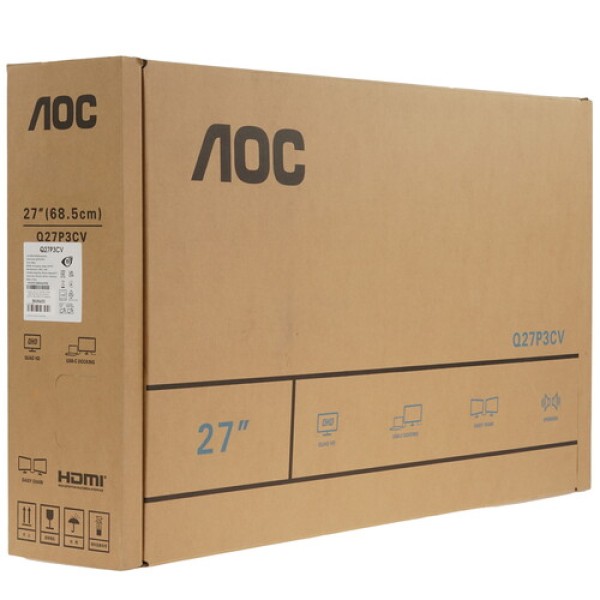27" Монитор AOC Q27P3CV черный