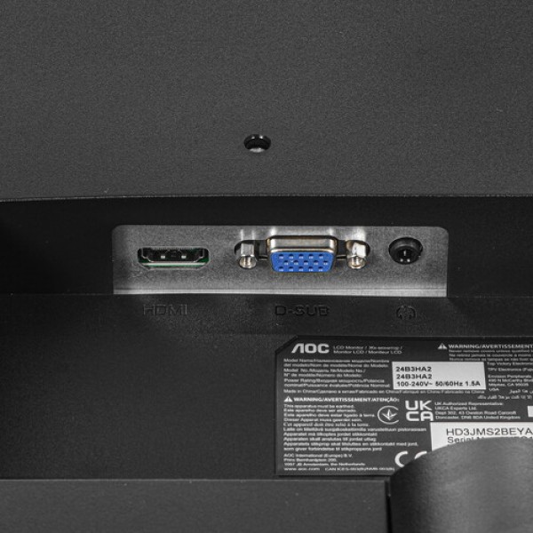 23.8" Монитор AOC 24B3HA2 черный