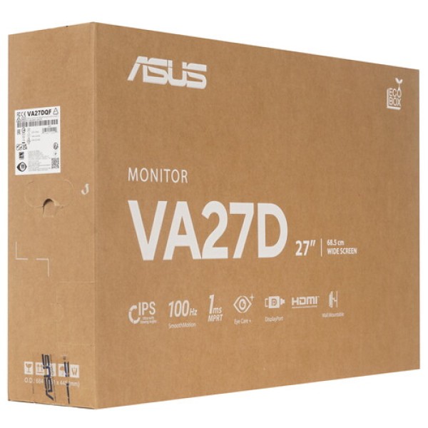 27" Монитор ASUS VA27DQF черный
