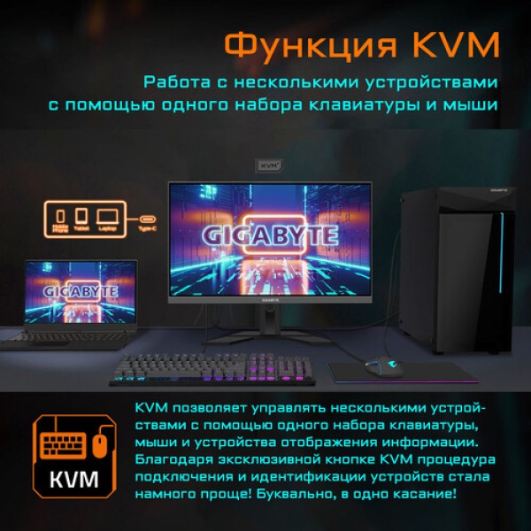 28" Монитор GIGABYTE M28U черный