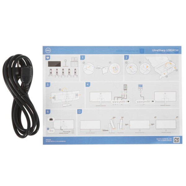 37.5" Монитор Dell UltraSharp U3824DW серебристый