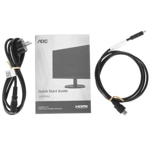 23.8" Монитор AOC 24B3HA2 черный
