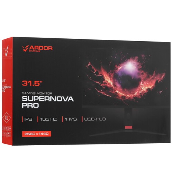 31.5" Монитор ARDOR GAMING SUPERNOVA PRO AQ32H1UE черный
