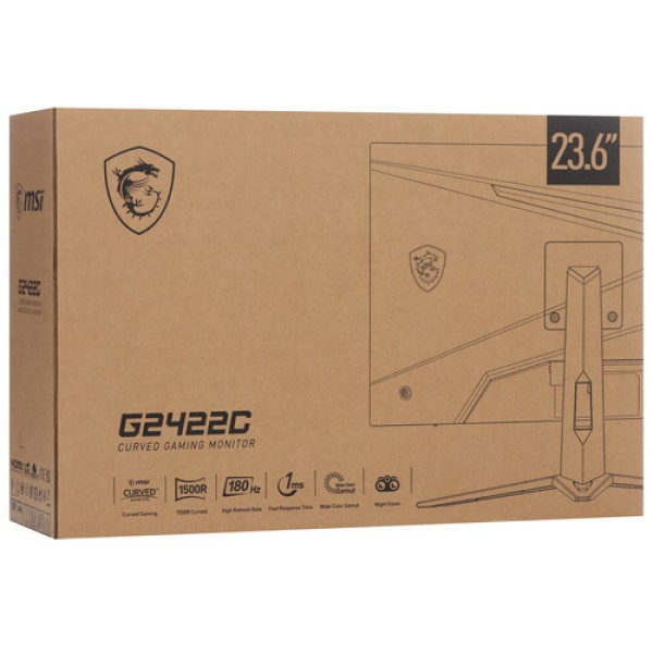 23.6" Монитор MSI G2422C черный