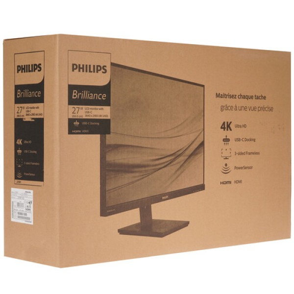 27" Монитор Philips 279P1 черный
