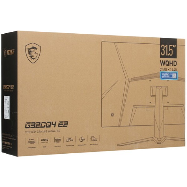31.5" Монитор MSI G32CQ4 E2 черный