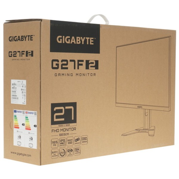 27" Монитор GIGABYTE G27F 2 черный