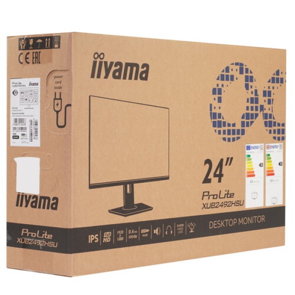 23.8" Монитор Iiyama ProLite XUB2492HSU-B6 черный