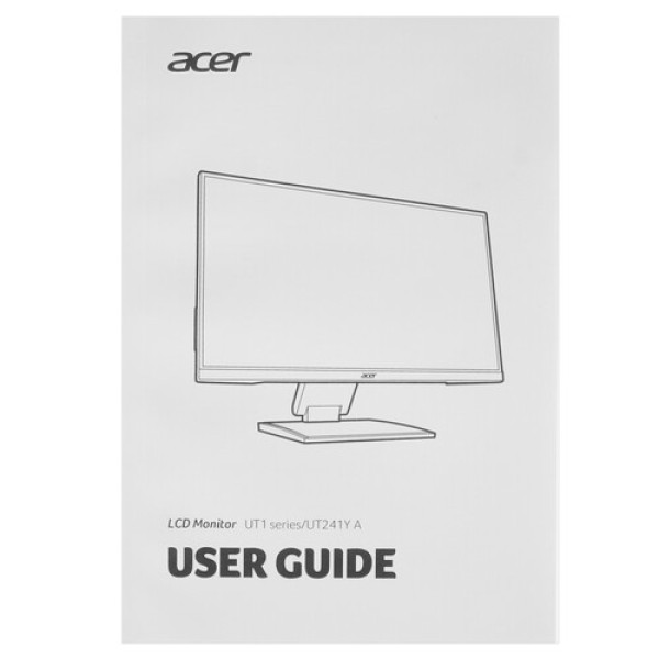 23.8" Монитор Acer UT241YAbmihuz черный