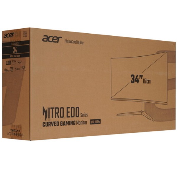 34" Монитор Acer ED340CUS3bmiipx черный