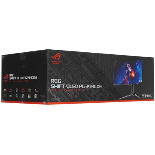 34" Монитор ASUS ROG Swift PG34WCDM черный