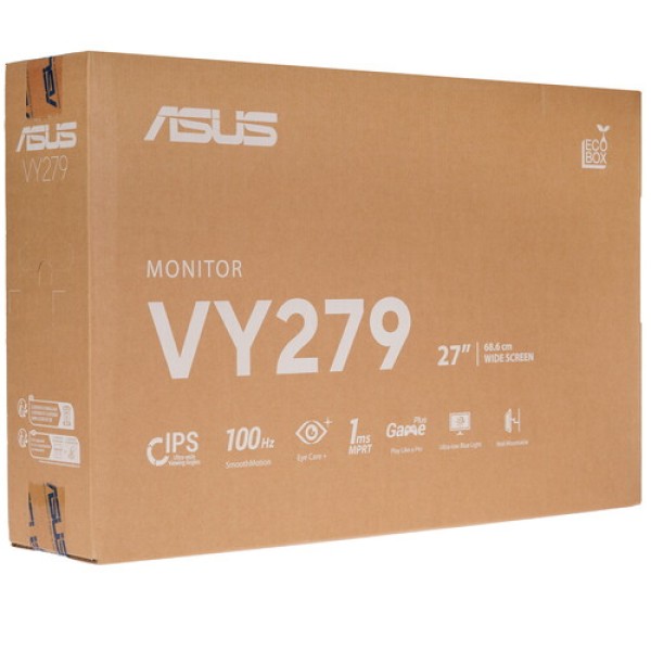 27" Монитор ASUS VY279HF черный
