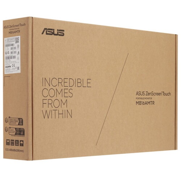 15.6" Монитор ASUS ZenScreen Touch MB16AMTR черный
