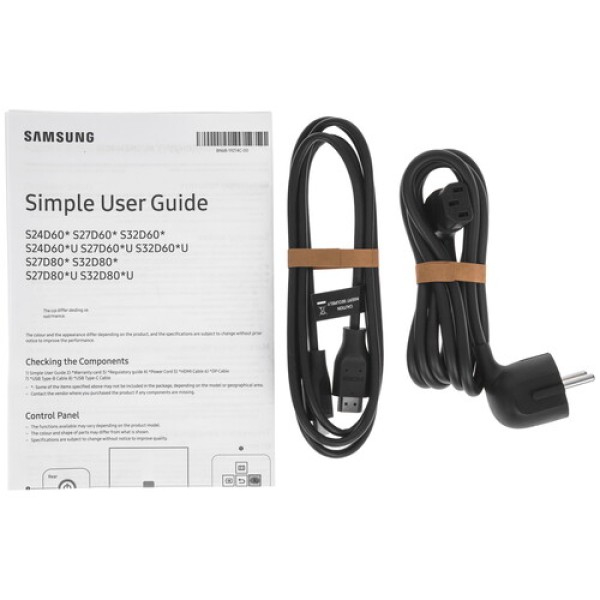 27" Монитор Samsung ViewFinity S8 S80D S27D800EAI черный