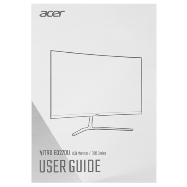 27" Монитор Acer Nitro ED270UP2bmiipx черный