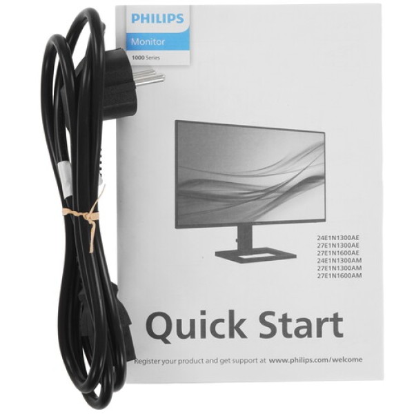 23.8" Монитор Philips 24E1N1300AE черный