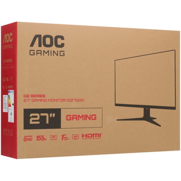 27" Монитор AOC Q27G2E/BK черный