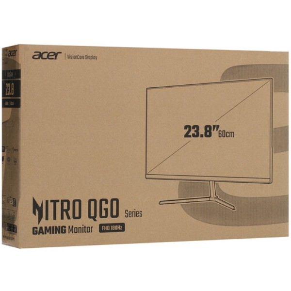 23.8" Монитор Acer Nitro QG240YS3bipx черный
