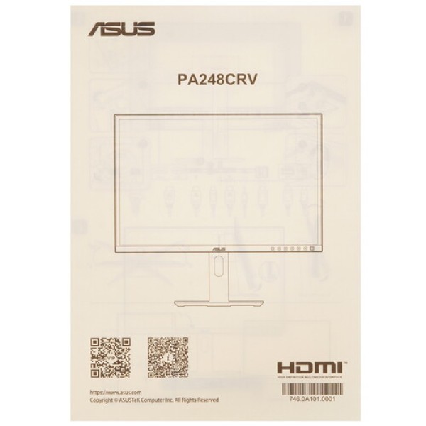 24.1" Монитор ASUS ProArt PA248CRV черный