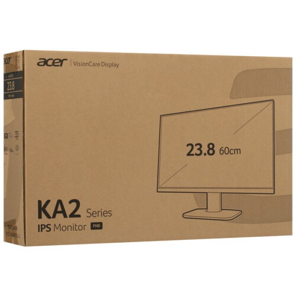 23.8" Монитор Acer KA242YEbi черный