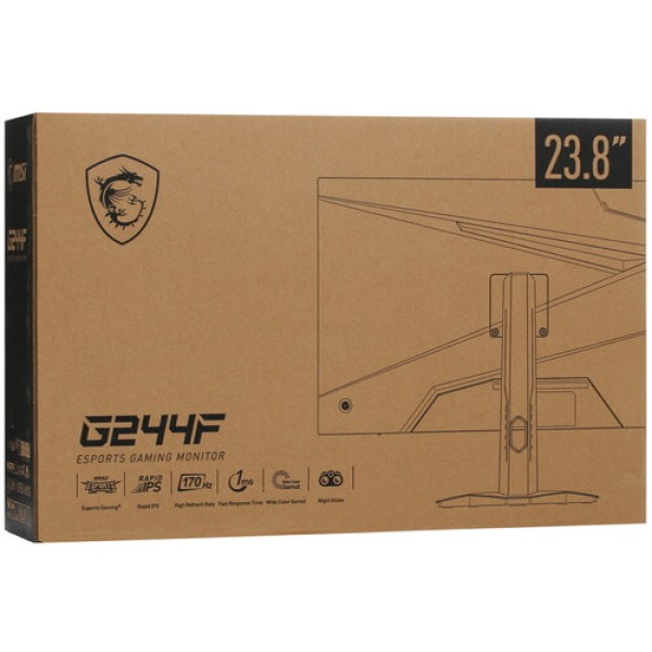 23.8" Монитор MSI G244F черный