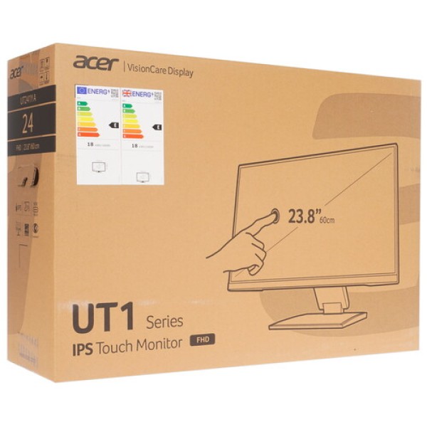 23.8" Монитор Acer UT241YAbmihuz черный