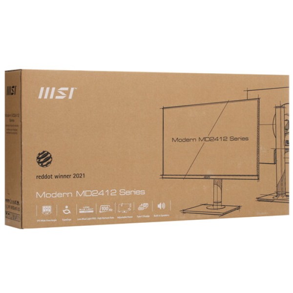 23.8" Монитор MSI Modern MD2412PW белый