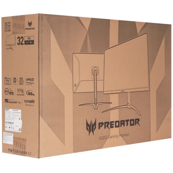 31.5" Монитор Acer Predator X32QFSbmiiphuzx черный