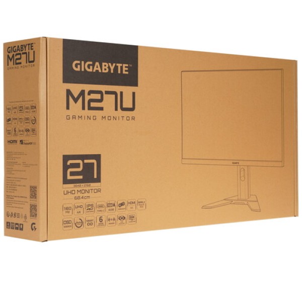 27" Монитор GIGABYTE M27U черный