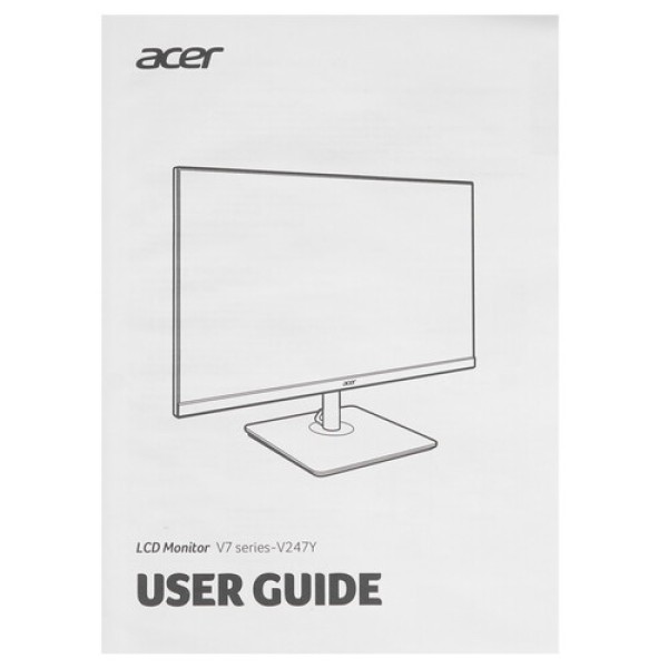 23.8" Монитор Acer Vero V247YHbmipxv черный