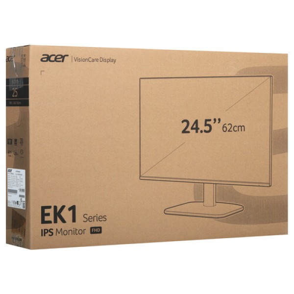 24.5" Монитор Acer EK251QGbi черный
