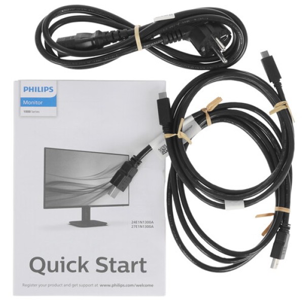 23.8" Монитор Philips 24E1N1300A черный