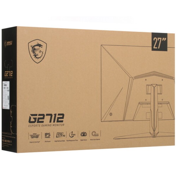 27" Монитор MSI G2712 черный