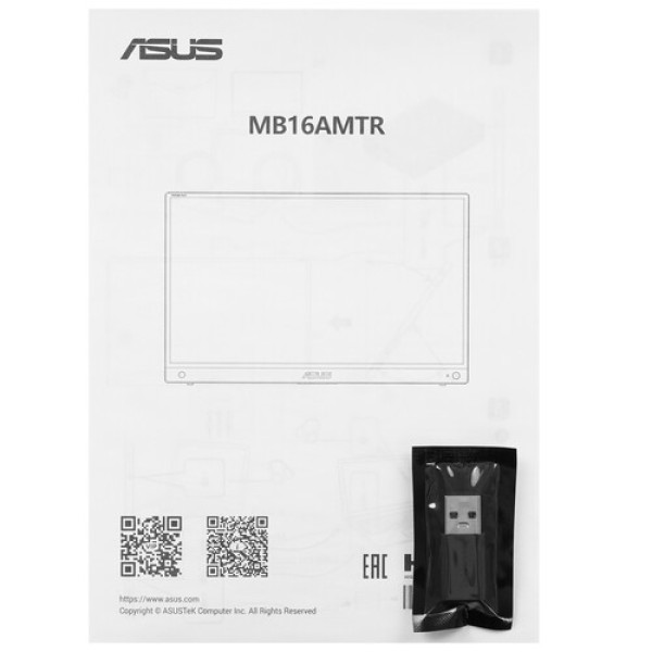 15.6" Монитор ASUS ZenScreen Touch MB16AMTR черный