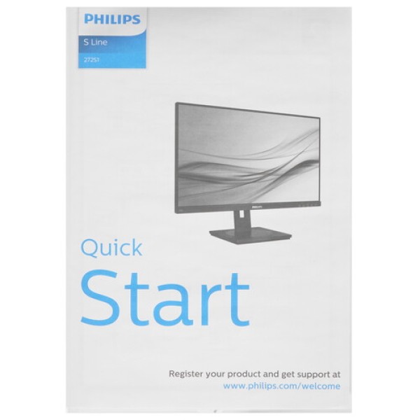 27" Монитор Philips 272S1M/00 черный