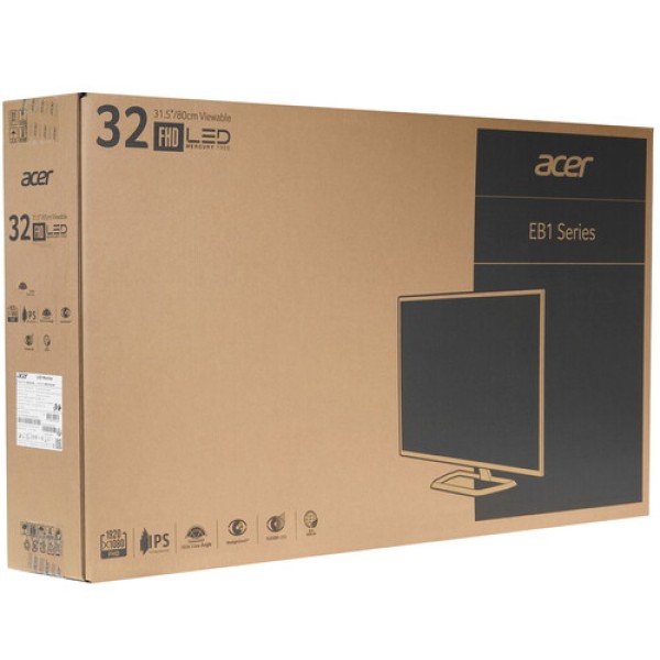31.5" Монитор Acer EB321HQAbi черный