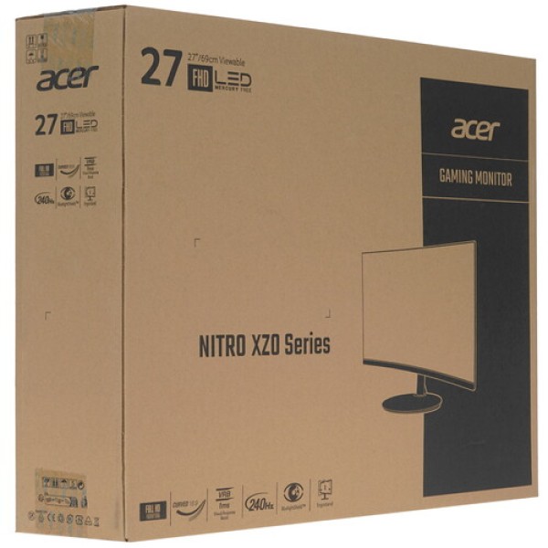 27" Монитор Acer Nitro XZ270Xbmiiphx черный