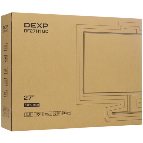 27" Монитор DEXP DF27H1UC черный