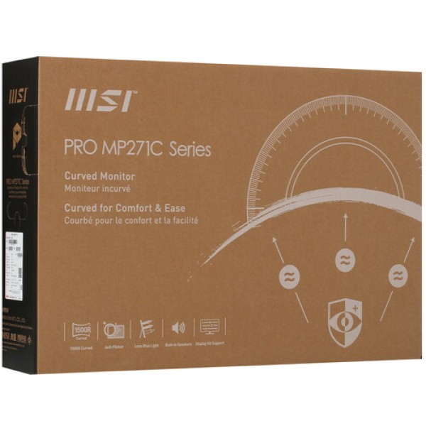 27" Монитор MSI PRO MP271C черный