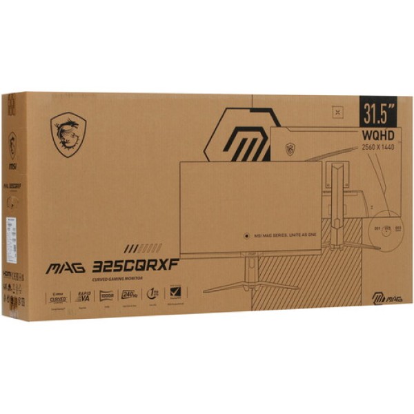 31.5" Монитор MSI MAG 325CQRXF черный