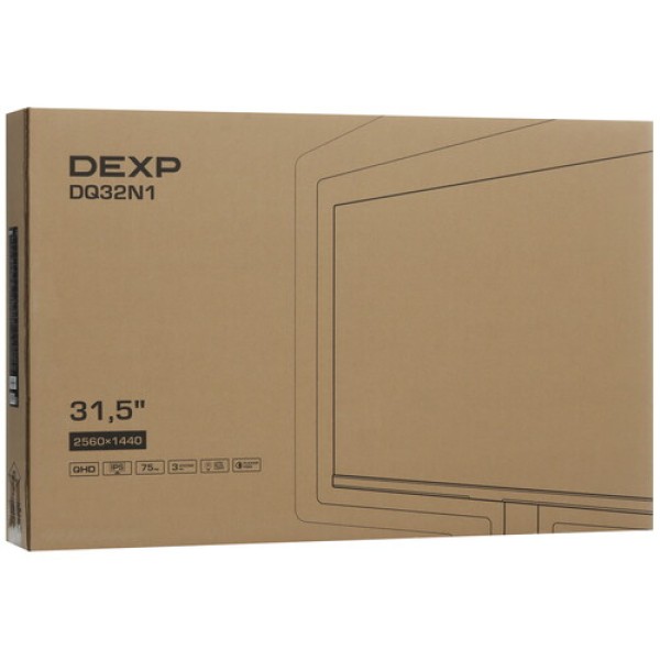 31.5" Монитор DEXP DQ32N1 черный