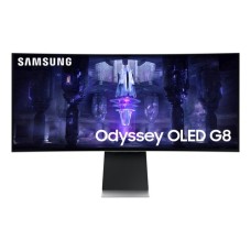 34" Монитор Samsung Odyssey OLED G8 G85SB S34BG850SI серебристый