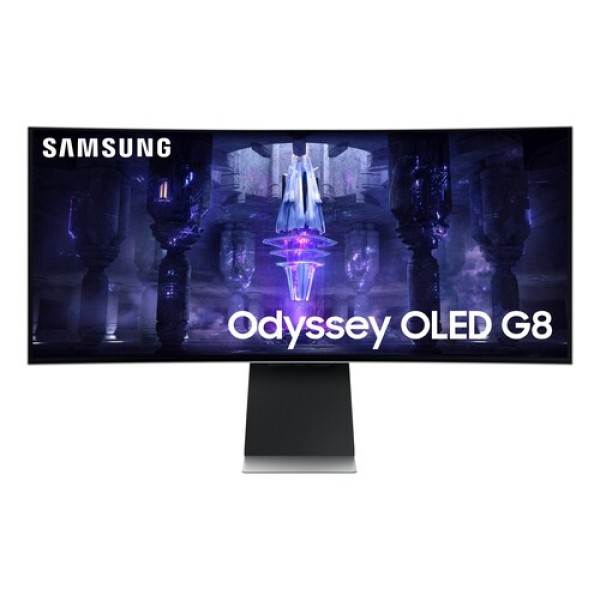 34" Монитор Samsung Odyssey OLED G8 G85SB S34BG850SI серебристый