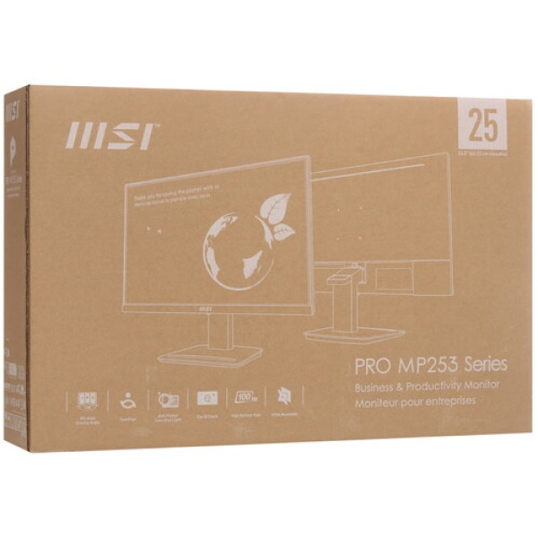 24.5" Монитор MSI PRO MP253 черный