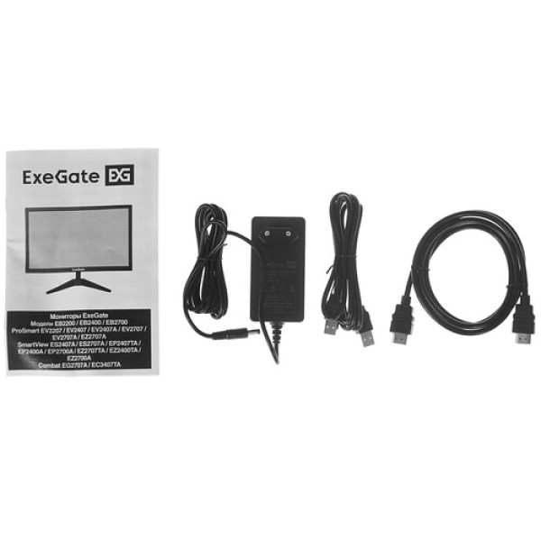 23.8" Монитор ExeGate SuperView EV2407T черный