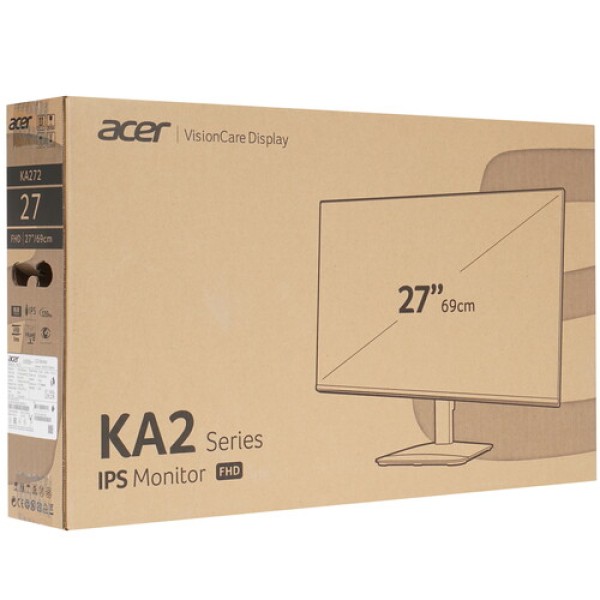 27" Монитор Acer KA272Gbmix черный