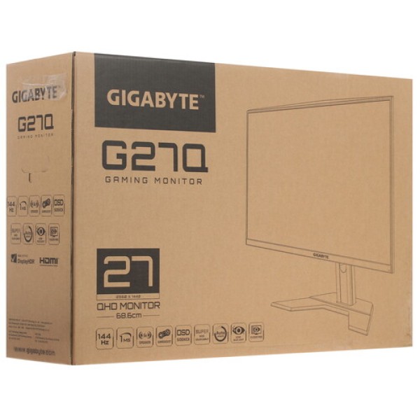 27" Монитор GIGABYTE G27Q черный