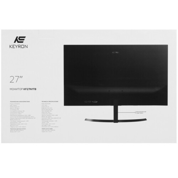27" Монитор KEYRON KF27N1TB черный