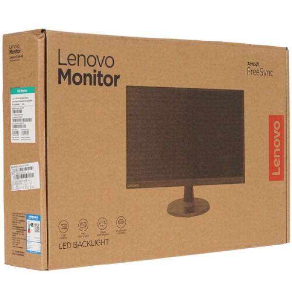23.8" Монитор Lenovo D24-40 черный