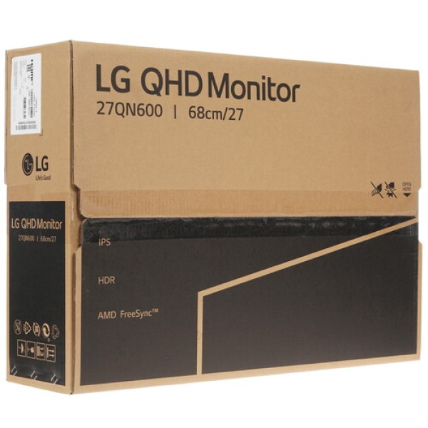 27" Монитор LG 27QN600-B черный